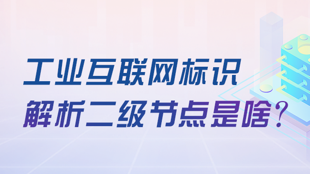 工业互联网标识解析二级节点是啥？